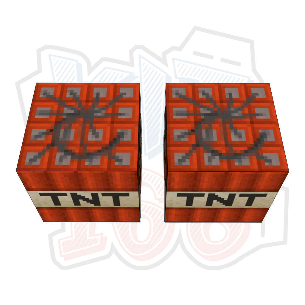 Mô hình giấy TNT block - Minecraft - Kit168.vn Shop Online mô hình giấy