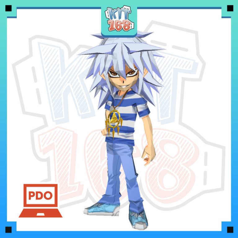 Mô hình giấy Chibi Yami Bakura - Yu-Gi-Oh! - Kit168 Shop mô hình giấy
